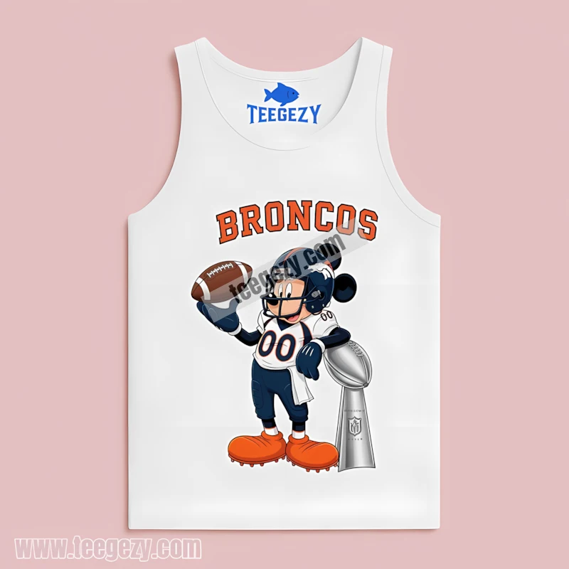 Mickey Mouse Vs Denver Broncos Super Bowl Champions Cup Vintage Tanktop Mickey Mouse Vs Denver Broncos Super Bowl Champions Cup Vintage Tanktop