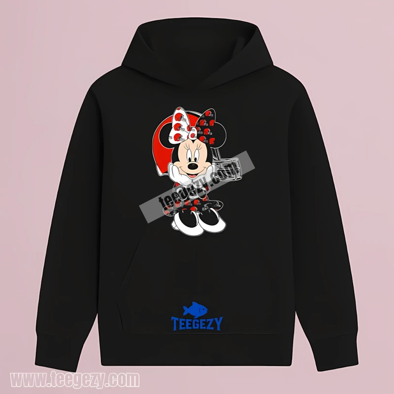 Minnie Mouse Vs Cleveland Browns Logo Hoodie Men Women Minnie Mouse Vs Cleveland Browns Logo Hoodie Men Women