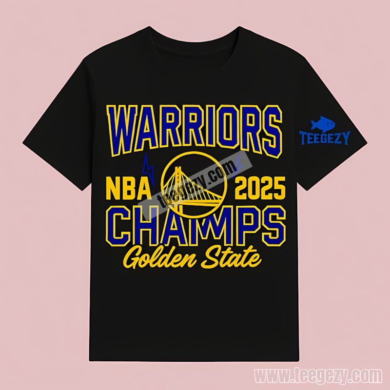 Nba Champs Golden State Warriors Playoffs 2025 Cotton T-Shirt Nba Champs Golden State Warriors Playoffs 2025 Cotton T-Shirt