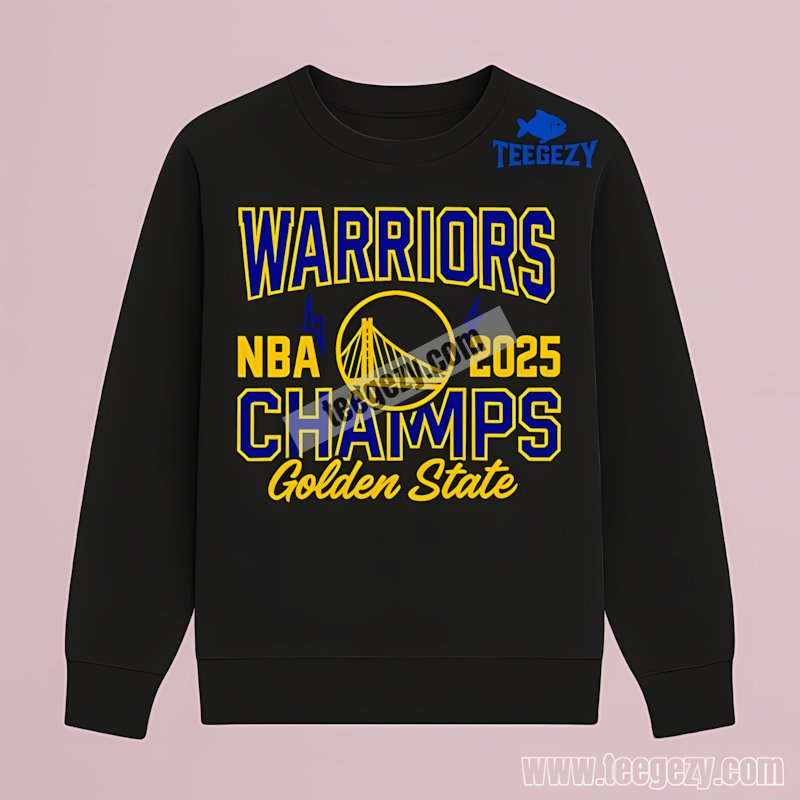 Nba Champs Golden State Warriors Playoffs 2025 Cotton Long Sleeve Nba Champs Golden State Warriors Playoffs 2025 Cotton Long Sleeve