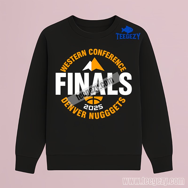 Nba Playoff Denver Nuggets 2025 Western Conference Long Sleeve Nba Playoff Denver Nuggets 2025 Western Conference Long Sleeve
