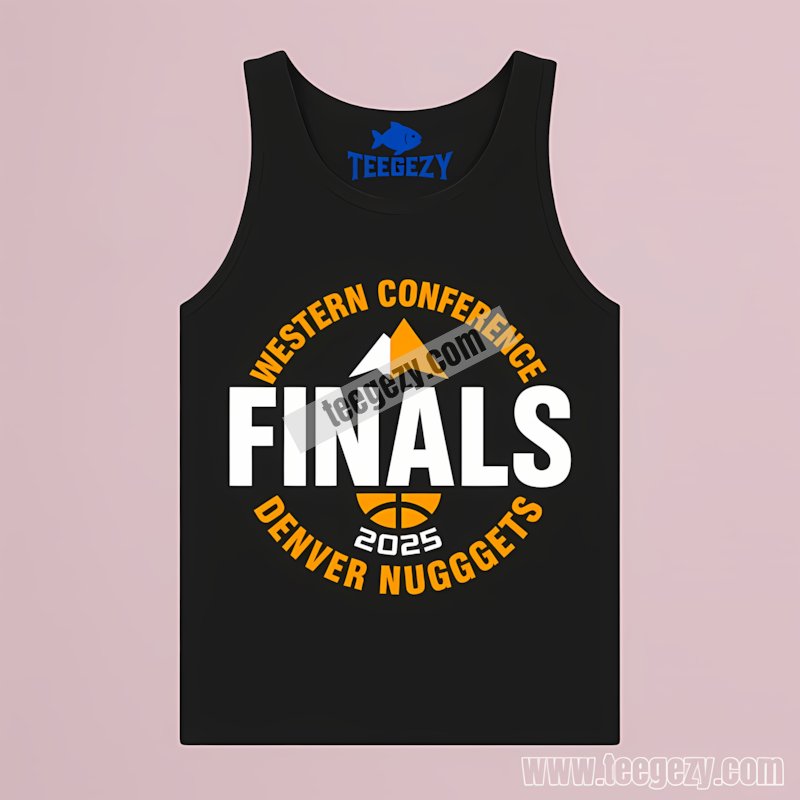 Nba Playoff Denver Nuggets 2025 Western Conference Tanktop Nba Playoff Denver Nuggets 2025 Western Conference Tanktop