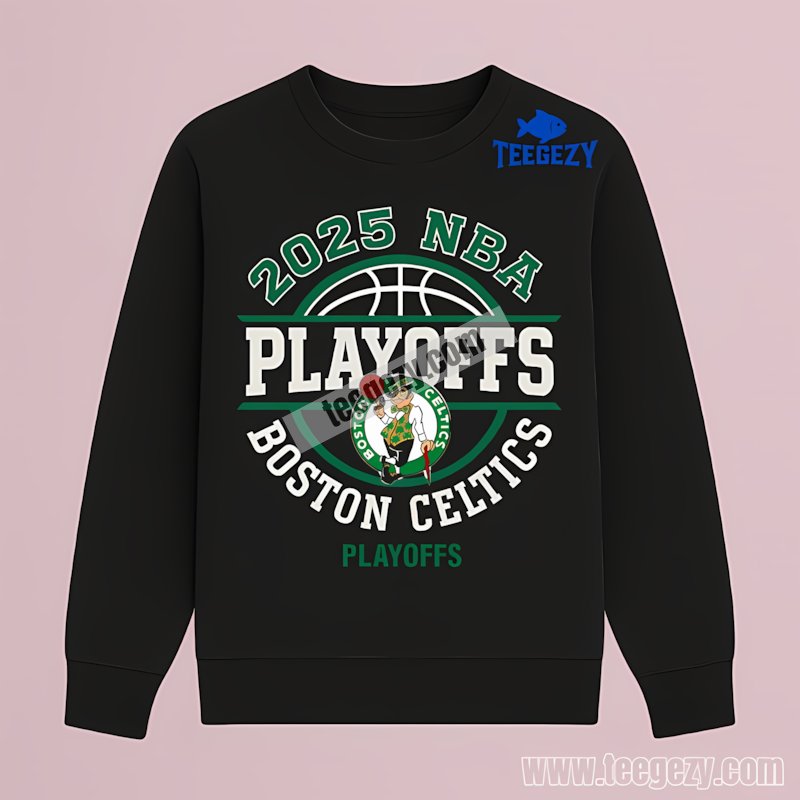 Nba Playoffs Boston Celtics 2025 Long Sleeve Men Women Nba Playoffs Boston Celtics 2025 Long Sleeve Men Women