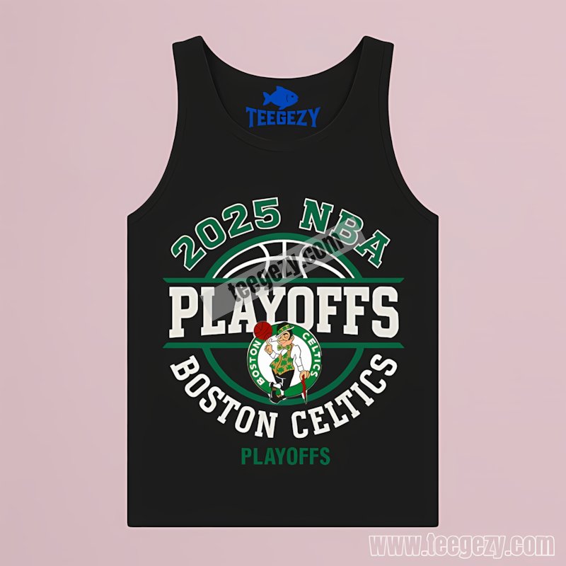 Nba Playoffs Boston Celtics 2025 Tanktop Men Women Nba Playoffs Boston Celtics 2025 Tanktop Men Women