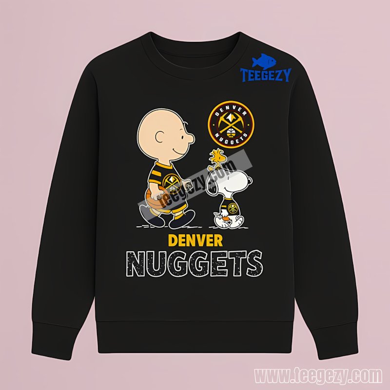 Peanuts Denver Nuggets Snoopy Unisex Long Sleeve Peanuts Denver Nuggets Snoopy Unisex Long Sleeve