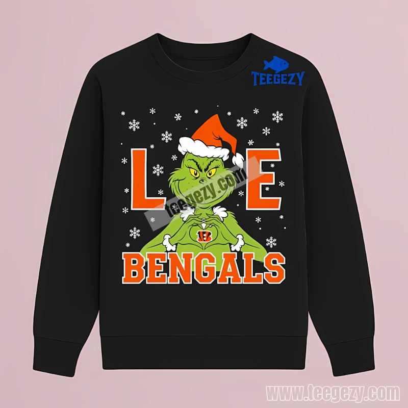 The Grinch Love Cincinnati Bengals Christmas Classic Long Sleeve The Grinch Love Cincinnati Bengals Christmas Classic Long Sleeve