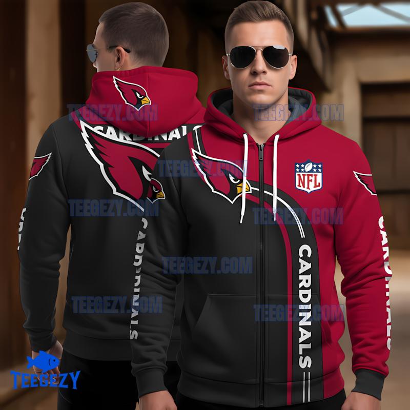 Arizona Cardinals Functional 3D Graphic Hoodie Print White Arizona Cardinals Functional 3D Graphic Hoodie Print White