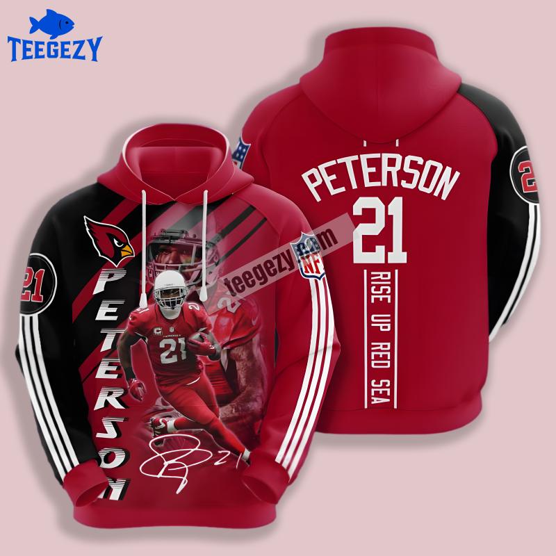 Arizona Cardinals Patrick Peterson 3D Hoodie Pullover Print Arizona Cardinals Patrick Peterson 3D Hoodie Pullover Print
