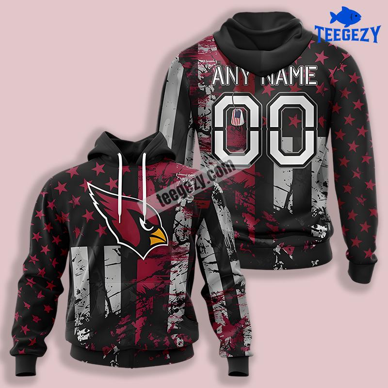 Arizona Cardinals Personalized Flag 3D Hoodie Zip Up Design Arizona Cardinals Personalized Flag 3D Hoodie Zip Up Design