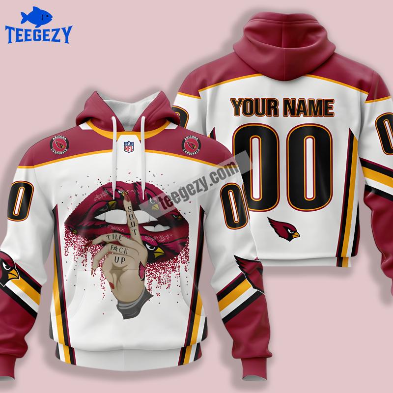 Arizona Cardinals Personalized Kiss Love 3D Hoodie Pullover Arizona Cardinals Personalized Kiss Love 3D Hoodie Pullover