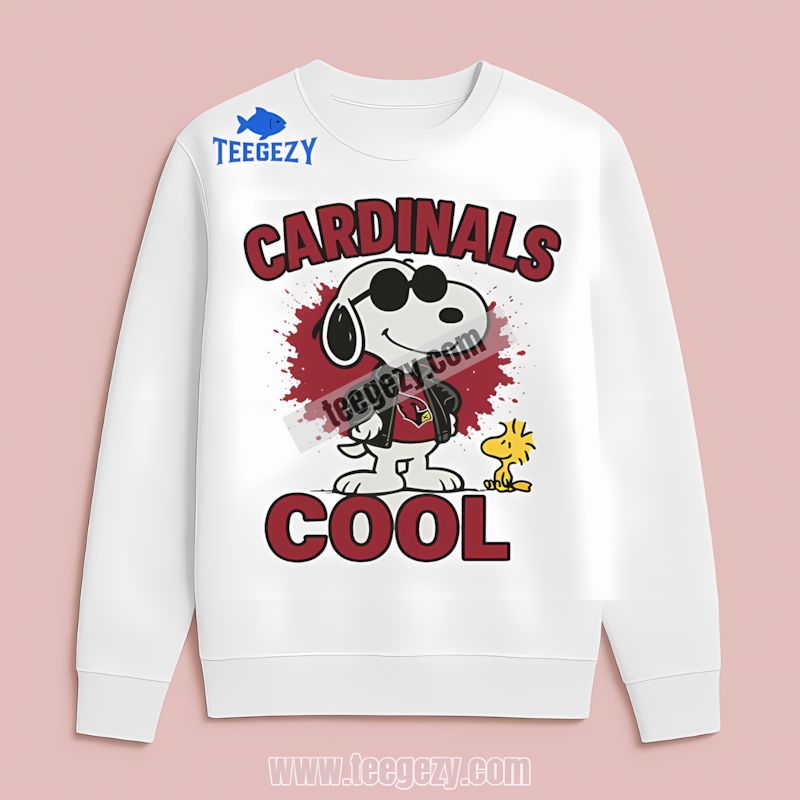 Arizona Cardinals Snoopy Cool Vintage Long Sleeve Arizona Cardinals Snoopy Cool Vintage Long Sleeve