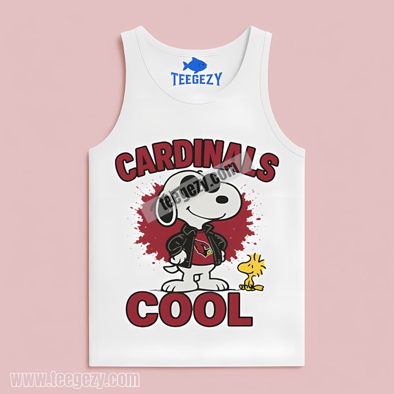 Arizona Cardinals Snoopy Cool Vintage Tanktop Arizona Cardinals Snoopy Cool Vintage Tanktop
