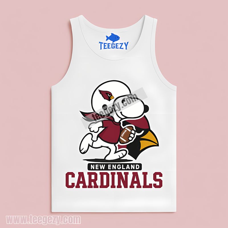 Arizona Cardinals Snoopy Football Running Trendy Tanktop Arizona Cardinals Snoopy Football Running Trendy Tanktop