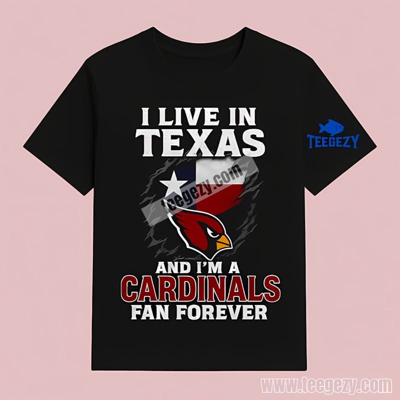 Arizona Cardinals Texas Fan Forever Regular T-Shirt Arizona Cardinals Texas Fan Forever Regular T-Shirt