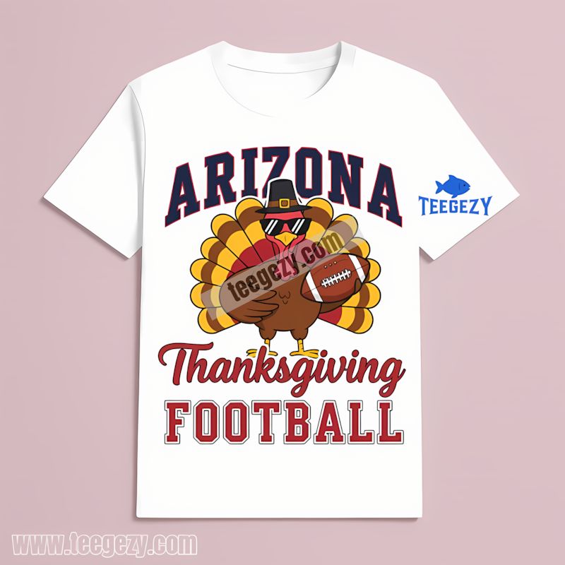 Arizona Cardinals Thanksgiving Turkey Graphic T-Shirt Arizona Cardinals Thanksgiving Turkey Graphic T-Shirt