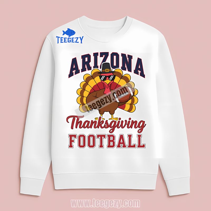 Arizona Cardinals Thanksgiving Turkey Graphic Long Sleeve Arizona Cardinals Thanksgiving Turkey Graphic Long Sleeve