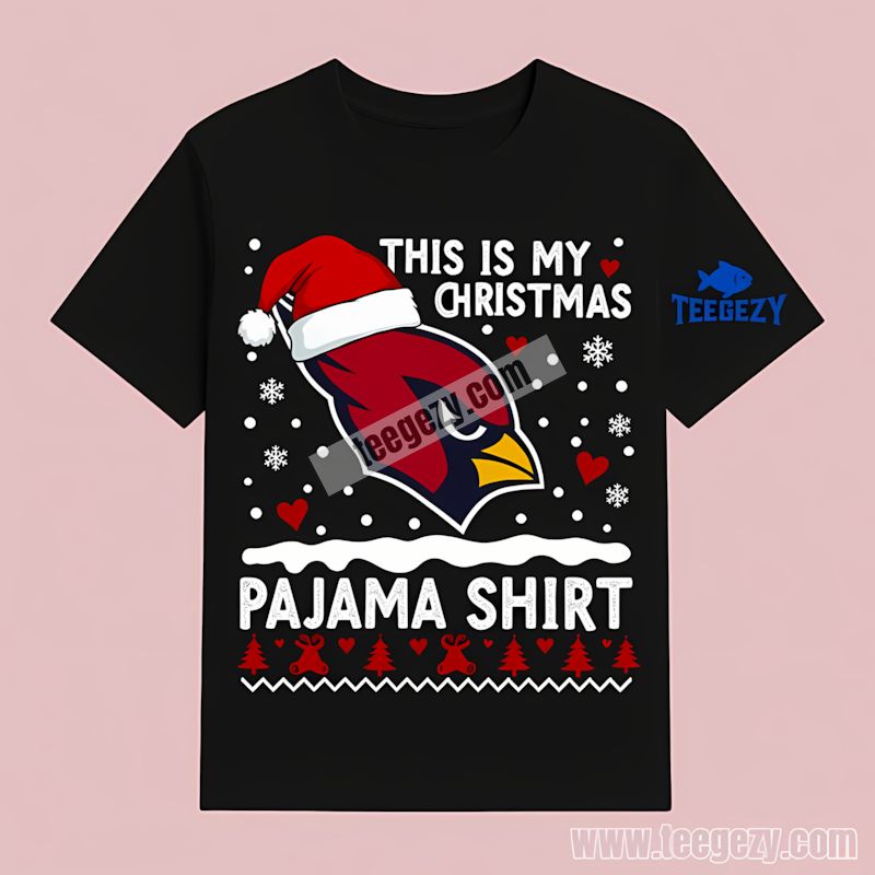 Arizona Cardinals This Is My Christmas Pajama T-Shirt Arizona Cardinals This Is My Christmas Pajama T-Shirt