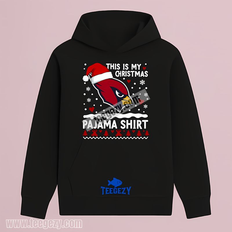 Arizona Cardinals This Is My Christmas Pajama Hoodie Arizona Cardinals This Is My Christmas Pajama Hoodie