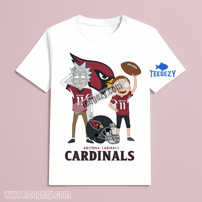 Arizona Cardinals Vs Rick And Morty Regular T-Shirt Arizona Cardinals Vs Rick And Morty Regular T-Shirt