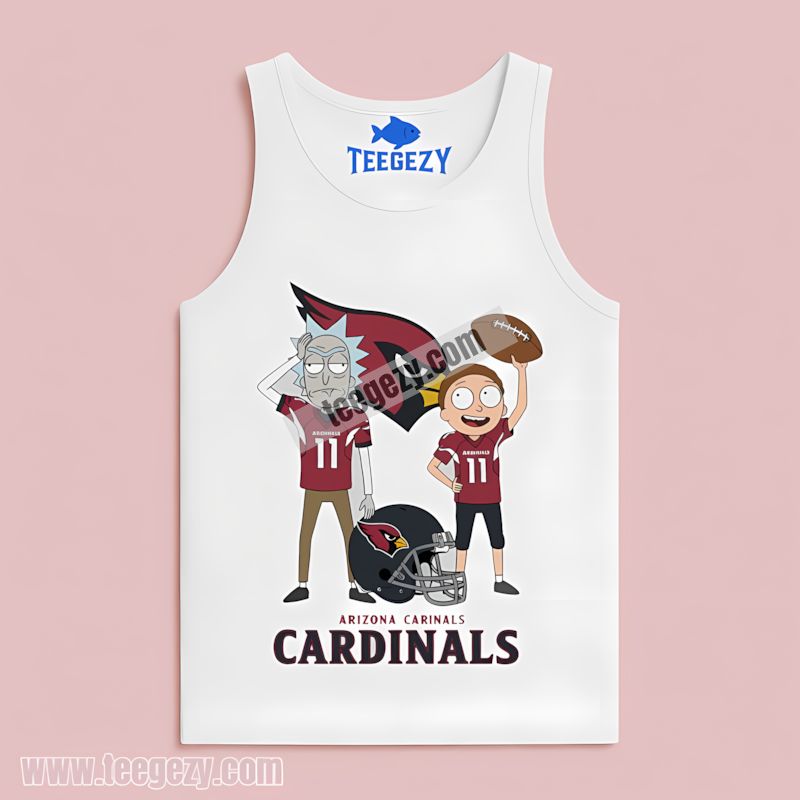Arizona Cardinals Vs Rick And Morty Regular Tanktop Arizona Cardinals Vs Rick And Morty Regular Tanktop
