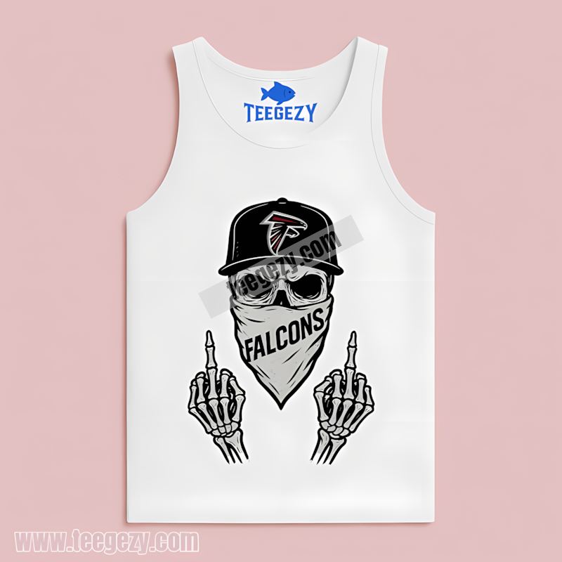 Atlanta Falcons Bandana Skull Attitude Tanktop Atlanta Falcons Bandana Skull Attitude Tanktop