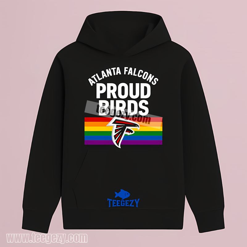 Atlanta Falcons Birds Lgbt Pride Support Hoodie Atlanta Falcons Birds Lgbt Pride Support Hoodie