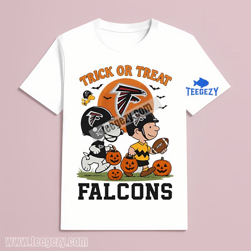 Atlanta Falcons Charlie Brown Trick Or Treat Shirt