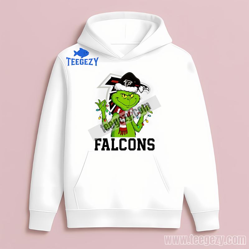 Atlanta Falcons Christmas Grinch Festive Graphic Hoodie Atlanta Falcons Christmas Grinch Festive Graphic Hoodie