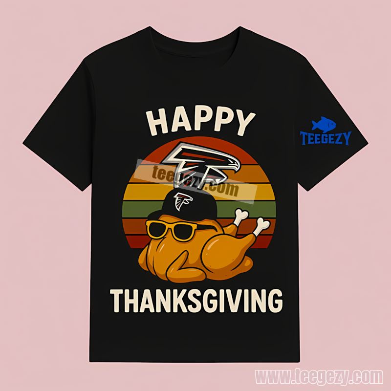 Atlanta Falcons Colorful Turkey Game Day Shirt