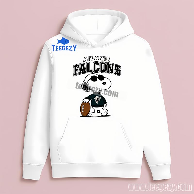 Atlanta Falcons Cool Snoopy Faceoff Hoodie Atlanta Falcons Cool Snoopy Faceoff Hoodie