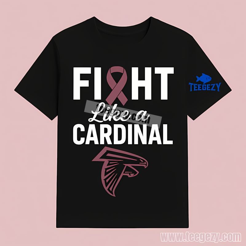 Atlanta Falcons Fight Like A Cowboy Breast Cancer Vintage Shirt
