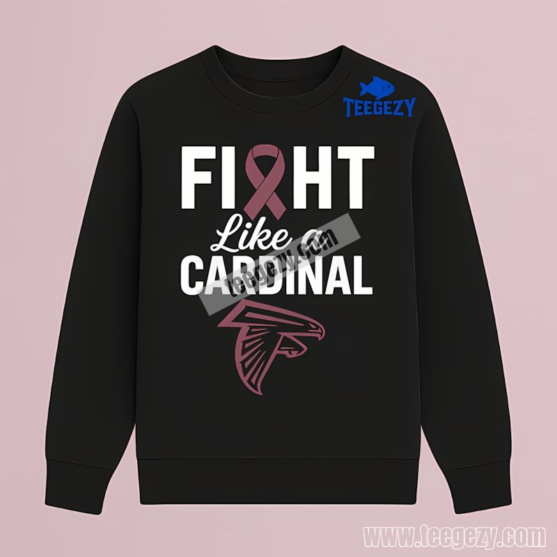 Atlanta Falcons Fight Like A Cowboy Breast Cancer Vintage Long Sleeve Atlanta Falcons Fight Like A Cowboy Breast Cancer Vintage Long Sleeve