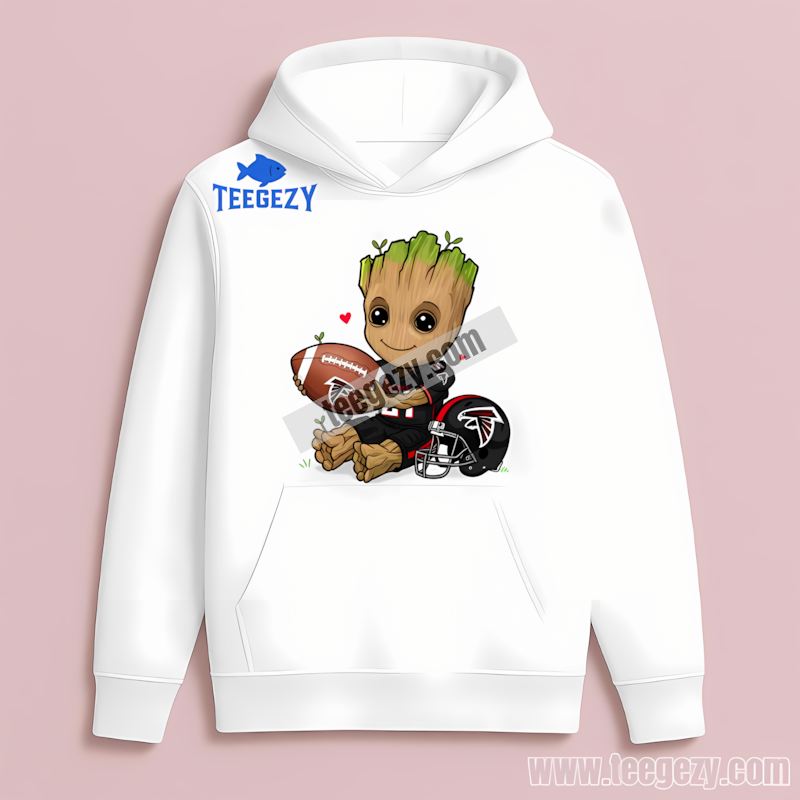 Atlanta Falcons Groot Superfan Football Hoodie Atlanta Falcons Groot Superfan Football Hoodie