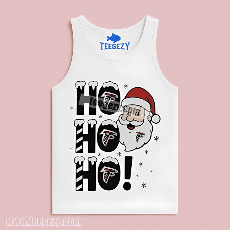 Atlanta Falcons Ho Ho Ho Santa Christmas Tanktop Atlanta Falcons Ho Ho Ho Santa Christmas Tanktop