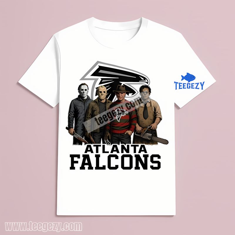 Atlanta Falcons Horror Killers Halloween Graphic Shirt