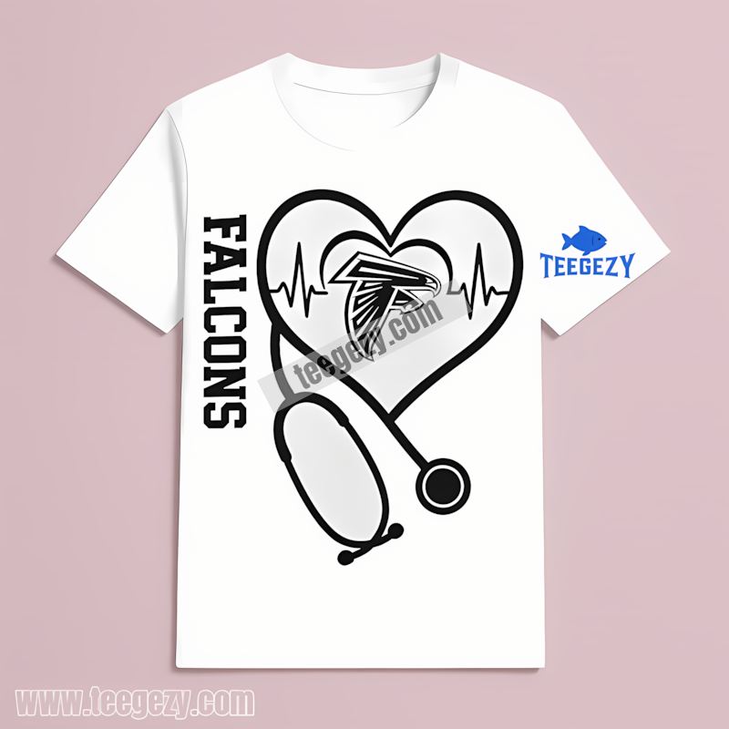 Atlanta Falcons Nurse Heartbeat Lifesaver Shirt
