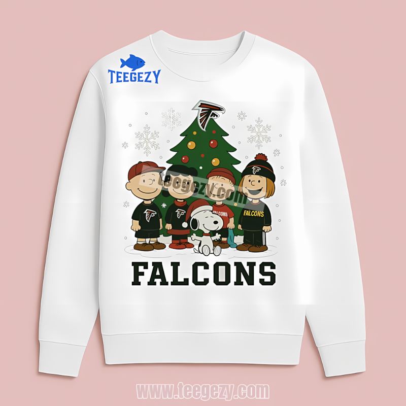 Atlanta Falcons Peanuts Christmas Holiday Long Sleeve Atlanta Falcons Peanuts Christmas Holiday Long Sleeve