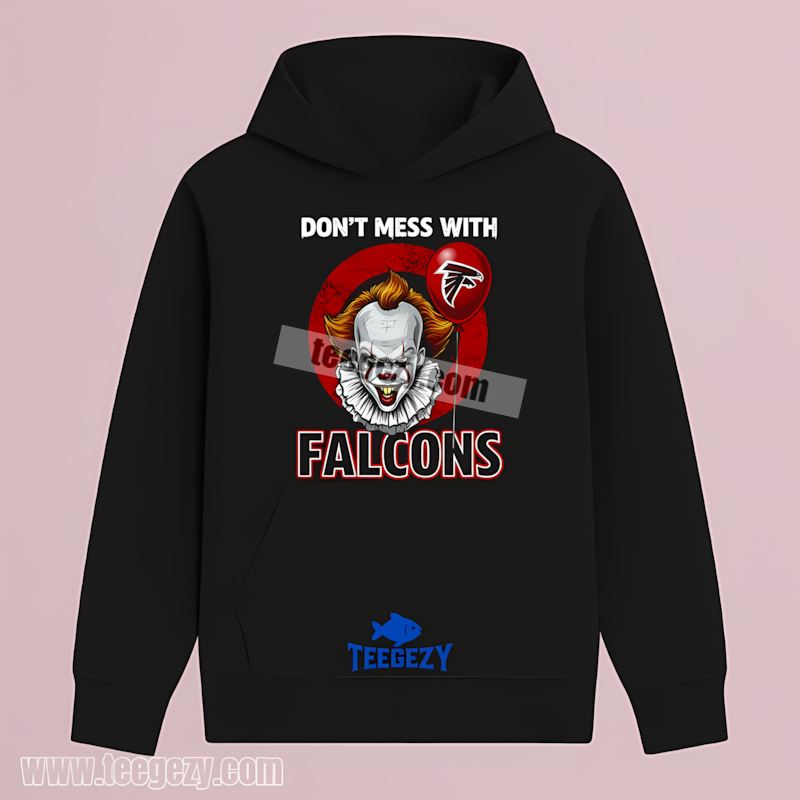 Atlanta Falcons Pennywise Creepy Halloween Hoodie Atlanta Falcons Pennywise Creepy Halloween Hoodie