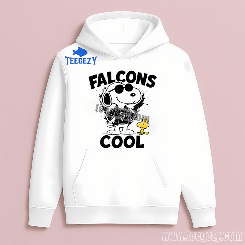 Atlanta Falcons Snoopy Cool Vibes Cotton Hoodie Atlanta Falcons Snoopy Cool Vibes Cotton Hoodie