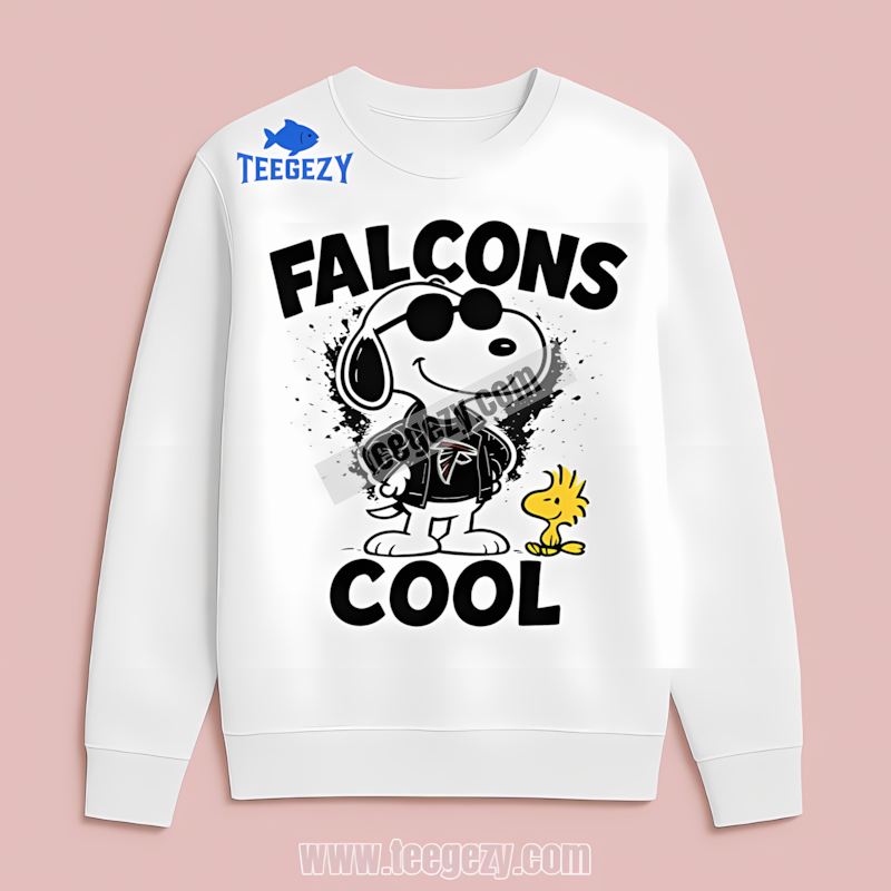 Atlanta Falcons Snoopy Cool Vibes Cotton Long Sleeve Atlanta Falcons Snoopy Cool Vibes Cotton Long Sleeve