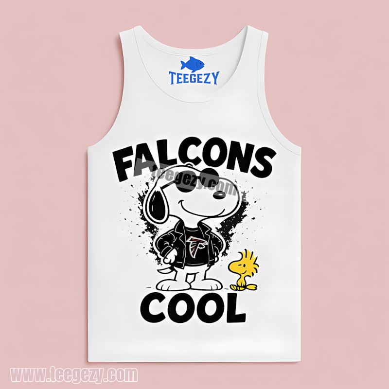 Atlanta Falcons Snoopy Cool Vibes Cotton Tanktop Atlanta Falcons Snoopy Cool Vibes Cotton Tanktop