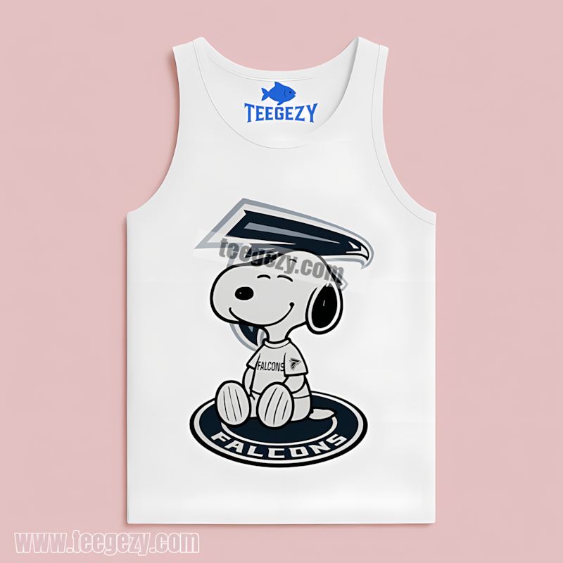 Atlanta Falcons Snoopy Logo Tattoo Arm Tanktop Atlanta Falcons Snoopy Logo Tattoo Arm Tanktop