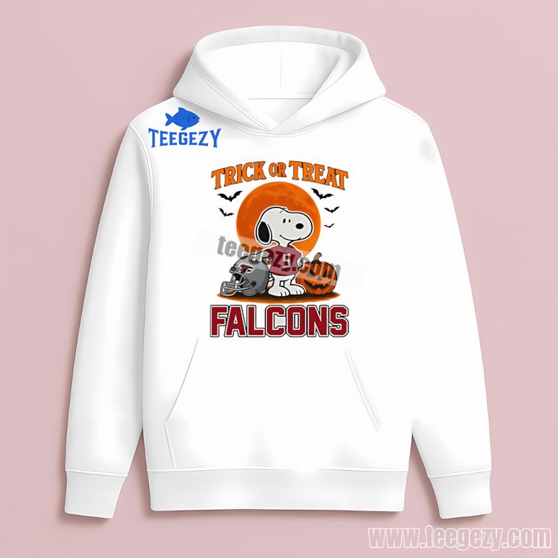 Atlanta Falcons Trick Or Treat Snoopy Halloween Hoodie Atlanta Falcons Trick Or Treat Snoopy Halloween Hoodie