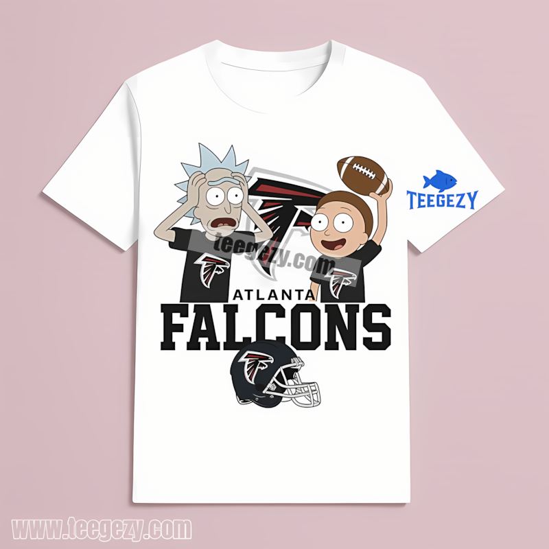 Atlanta Falcons Vs Rick And Morty Parody T-Shirt Atlanta Falcons Vs Rick And Morty Parody T-Shirt