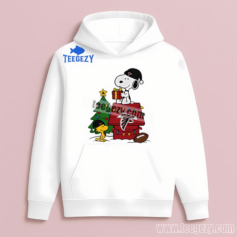 Atlanta Falcons Woodstock Snoopy Christmas Hoodie Atlanta Falcons Woodstock Snoopy Christmas Hoodie