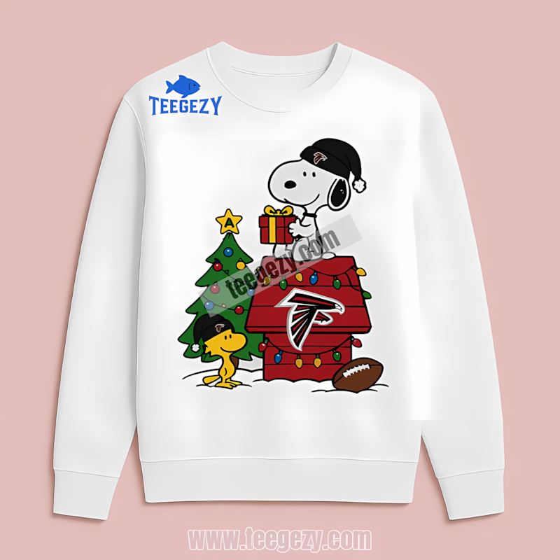 Atlanta Falcons Woodstock Snoopy Christmas Long Sleeve Atlanta Falcons Woodstock Snoopy Christmas Long Sleeve