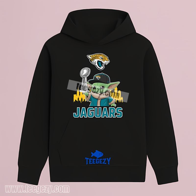 Baby Yoda Holds Super Bowl Cup Jacksonville Jaguars Hoodie Baby Yoda Holds Super Bowl Cup Jacksonville Jaguars Hoodie