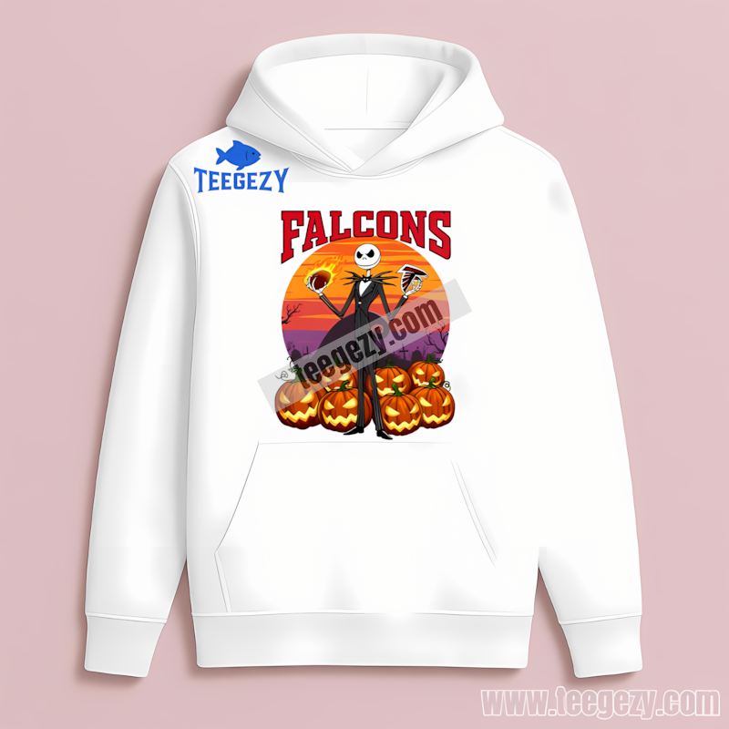 Classic Jack Skellington Atlanta Falcons Hoodie Classic Jack Skellington Atlanta Falcons Hoodie