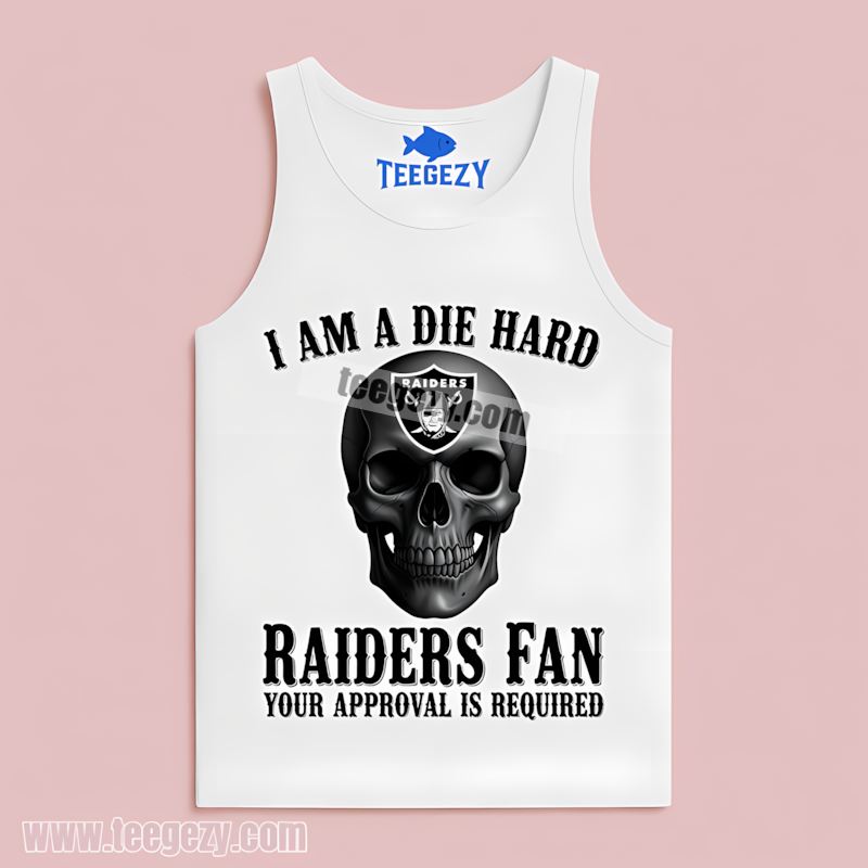 Die Hard Las Vegas Raiders Fan Skull Graphic Unisex Tanktop Die Hard Las Vegas Raiders Fan Skull Graphic Unisex Tanktop