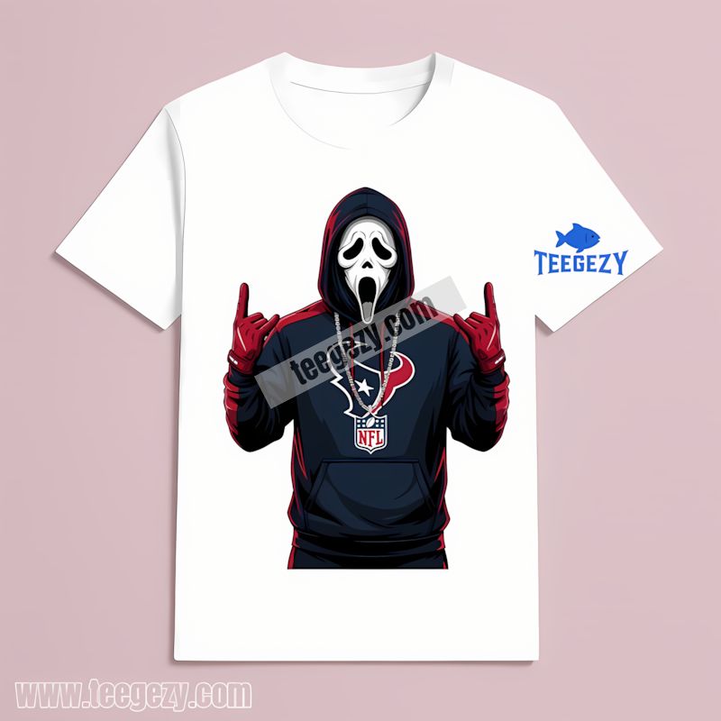 Ghostface Houston Texans Spooky Classic T-Shirt Ghostface Houston Texans Spooky Classic T-Shirt